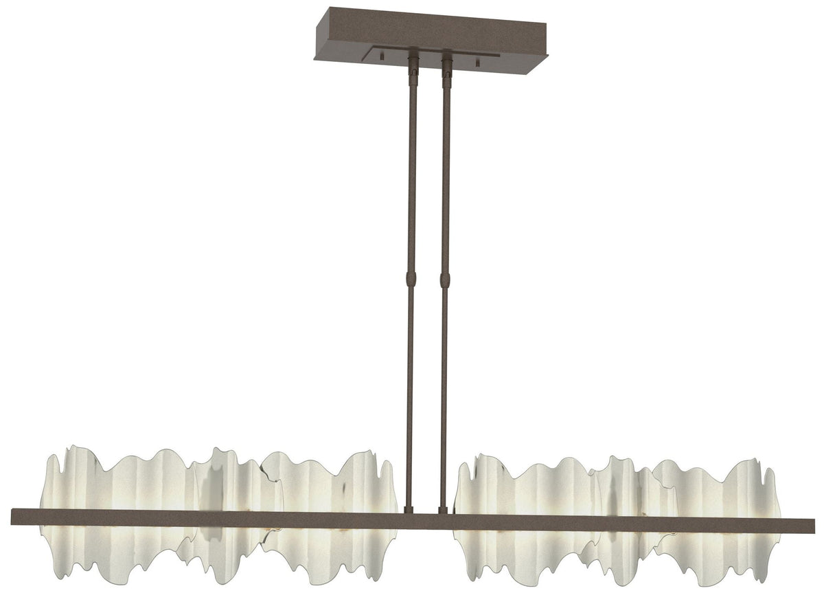 Hildene 51.9" Bronze & Sterling Long LED Pendant