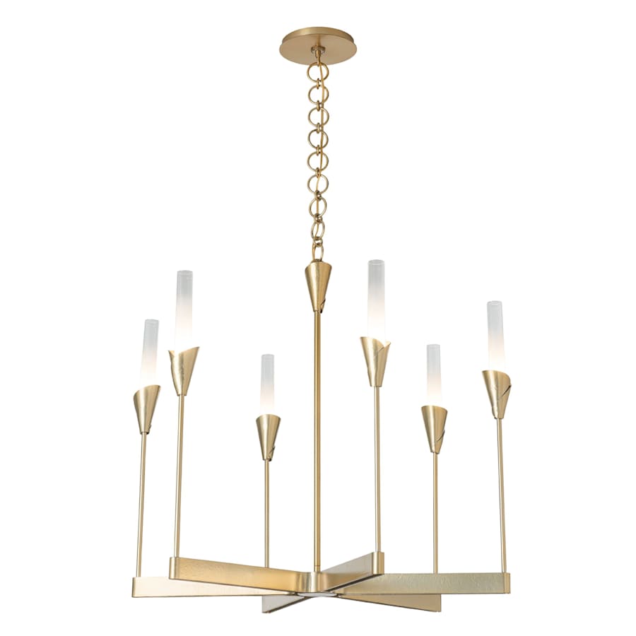 Hubbardton Forge Lilium 6 Light 31" Wide Chandelier