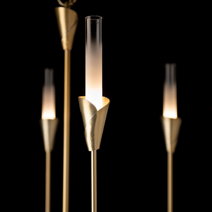 Hubbardton Forge Lilium 6 Light 31" Wide Chandelier