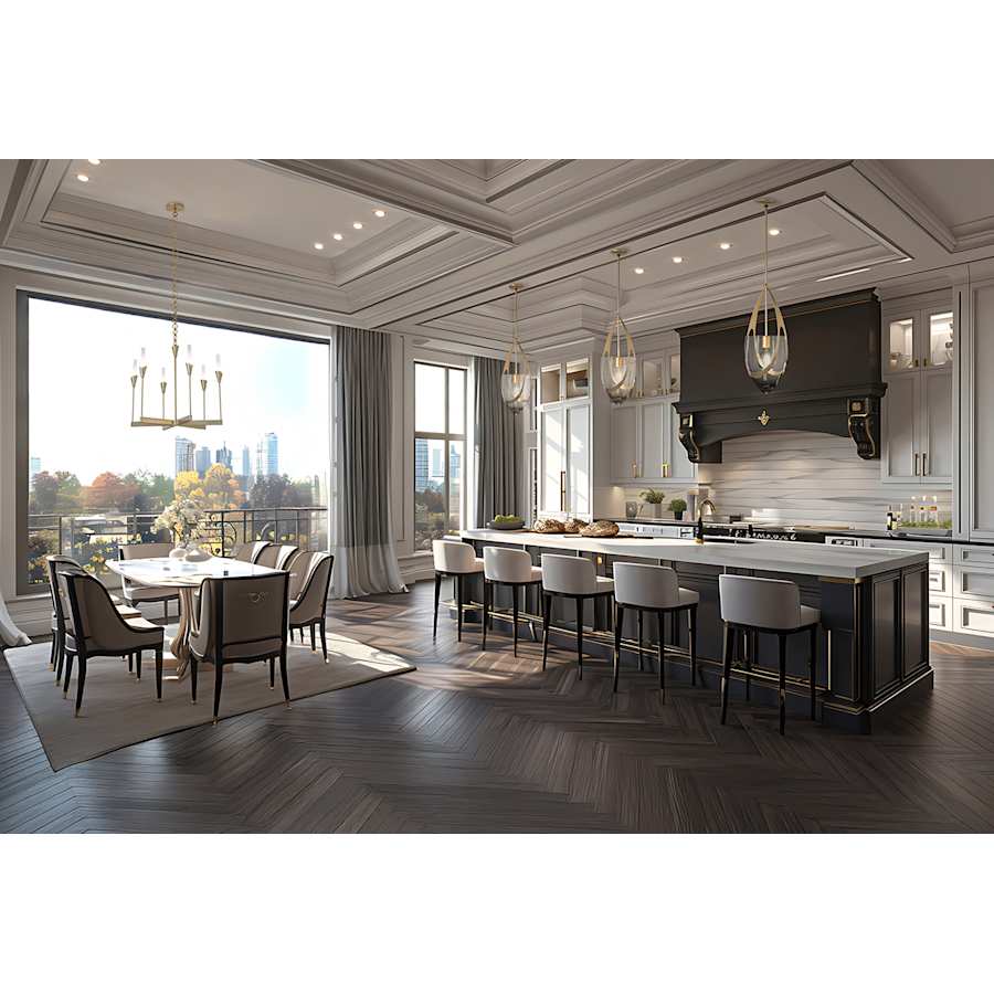 Hubbardton Forge Lilium 6 Light 31" Wide Chandelier