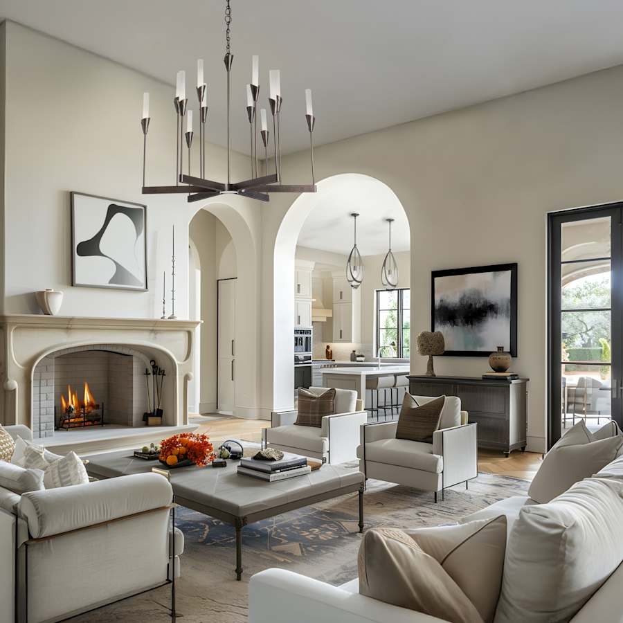 Hubbardton Forge Lilium 12 Light 39" Wide Chandelier