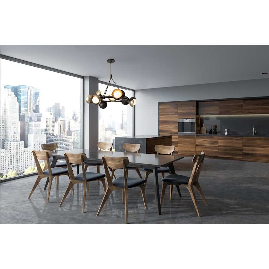 Hubbardton Forge Brooklyn 9 Light 32" Wide Pendant