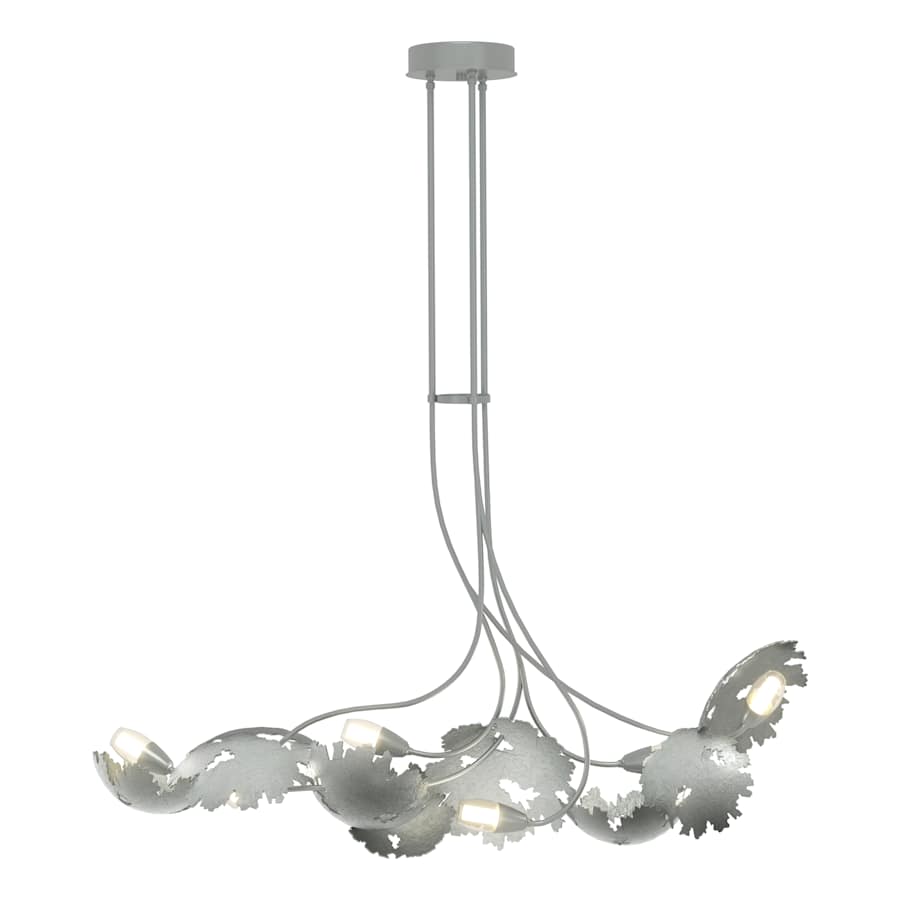 Hubbardton Forge Pangea 6 Light 48" Wide Abstract Linear Pendant