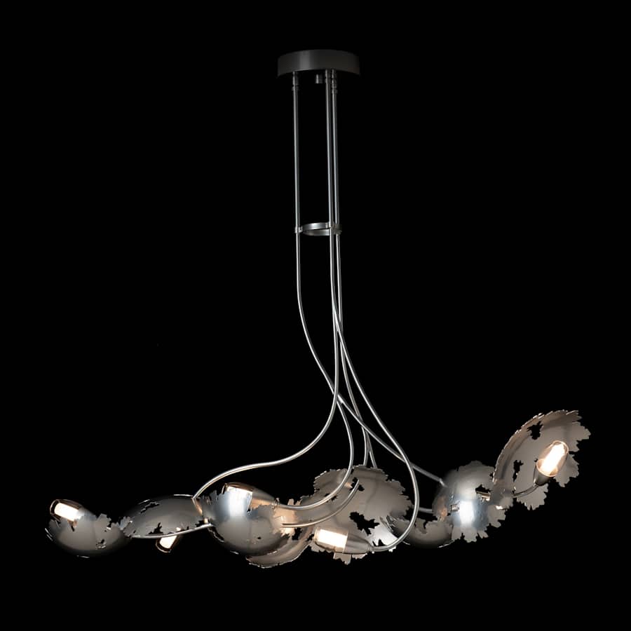 Hubbardton Forge Pangea 6 Light 48" Wide Abstract Linear Pendant