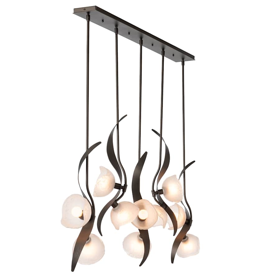 Hubbardton Forge Mika 10 Light 54" Wide Linear Pendant