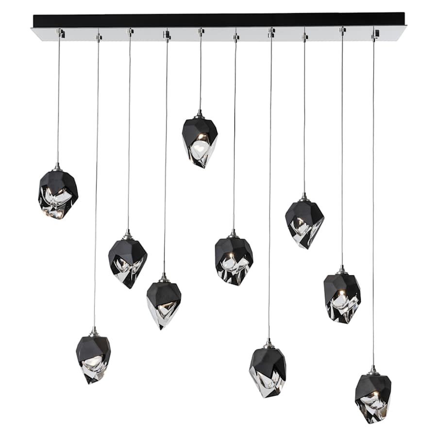 Hubbardton Forge Chrysalis 10 Light 45" Wide Linear Pendant