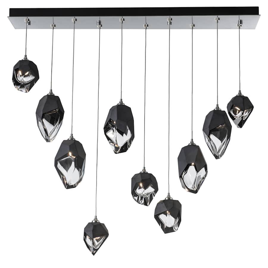 Hubbardton Forge Chrysalis 10 Light 45" Wide Linear Pendant