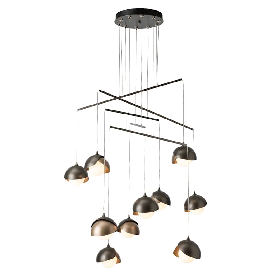 Hubbardton Forge Brooklyn 10 Light 38" Wide Multi Light Pendant