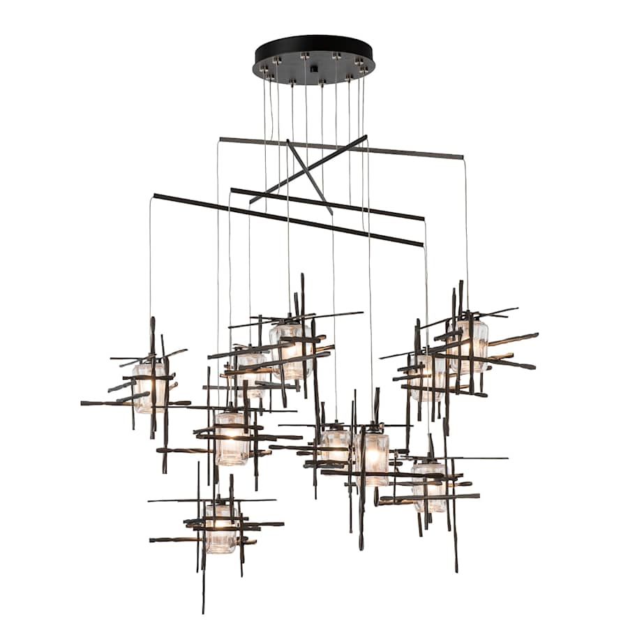 Hubbardton Forge Tura 10 Light 49" Wide Multi Light Pendant