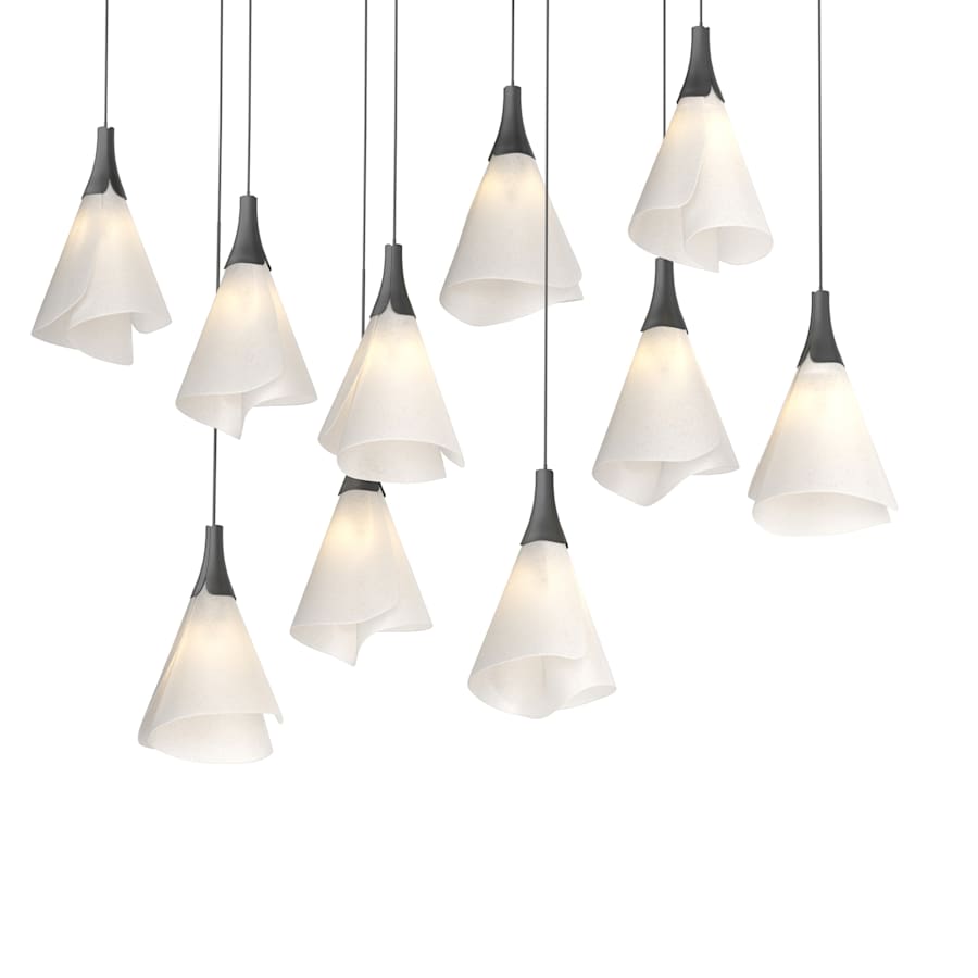 Hubbardton Forge Mobius 10 Light 46" Wide Linear Pendant
