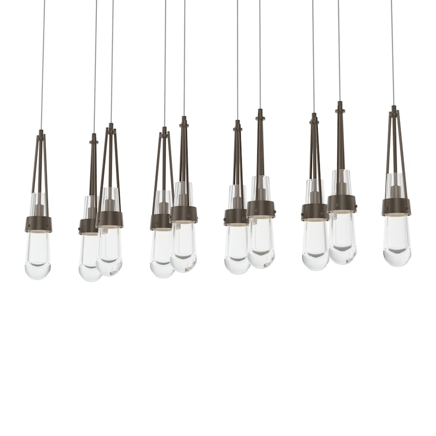 Hubbardton Forge Link 10 Light 45" Wide Linear Pendant