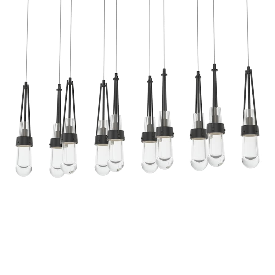 Hubbardton Forge Link 10 Light 45" Wide Linear Pendant