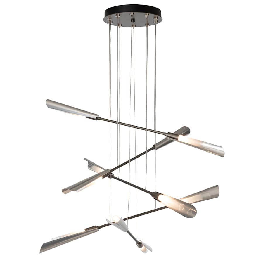 Hubbardton Forge Flight 10 Light 40" Wide Multi Light Pendant