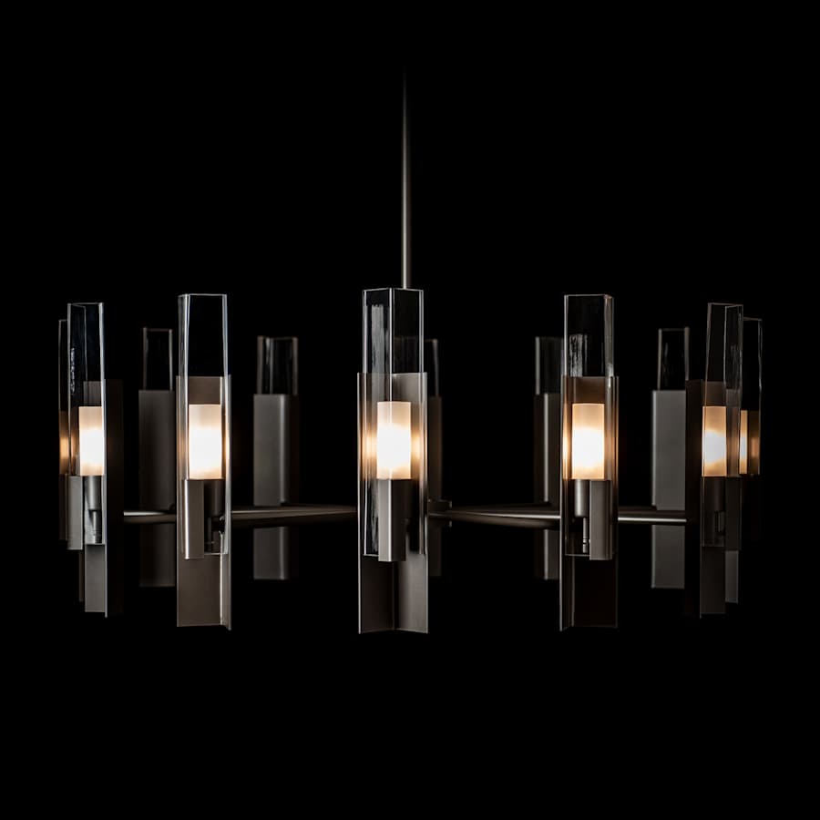 Hubbardton Forge Summit 12 Light 41" Wide Chandelier