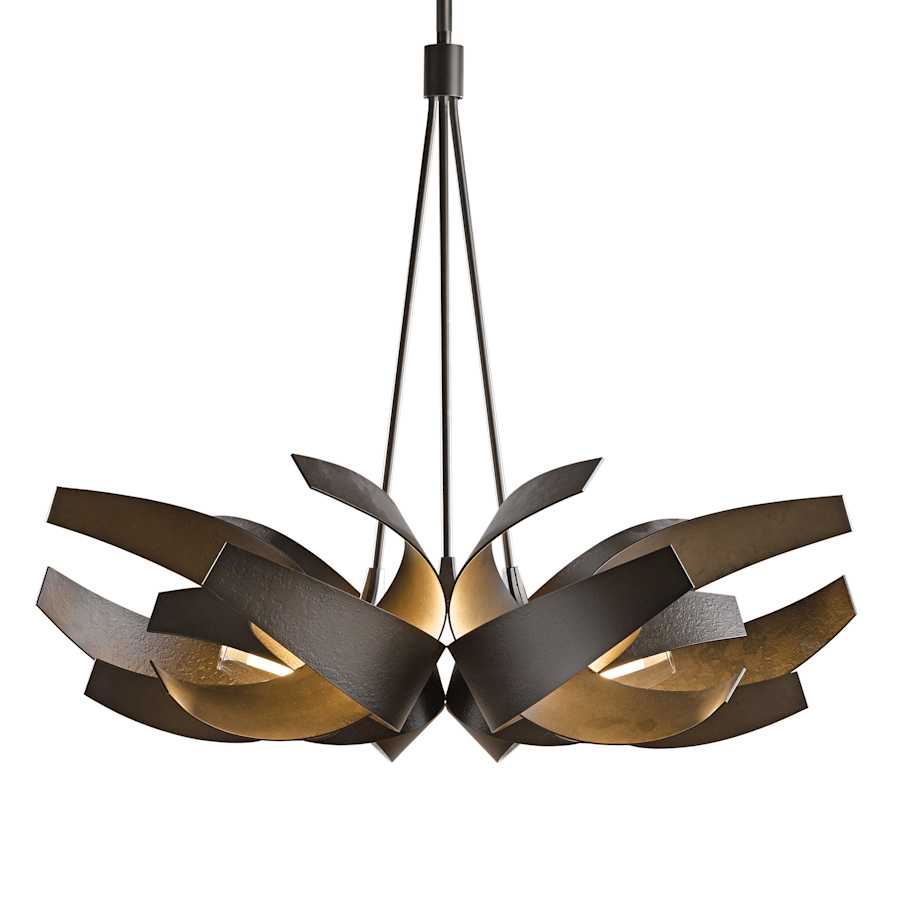 Hubbardton Forge Corona 6 Light 36" Wide Pendant