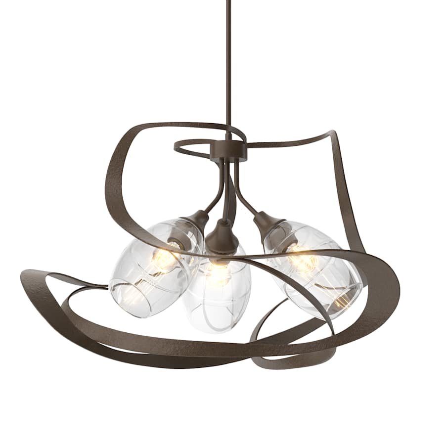 Hubbardton Forge Nest 3 Light 31" Wide Pendant