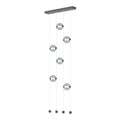 Hubbardton Forge Abacus 22" Wide LED Suspension Multi Light Pendant
