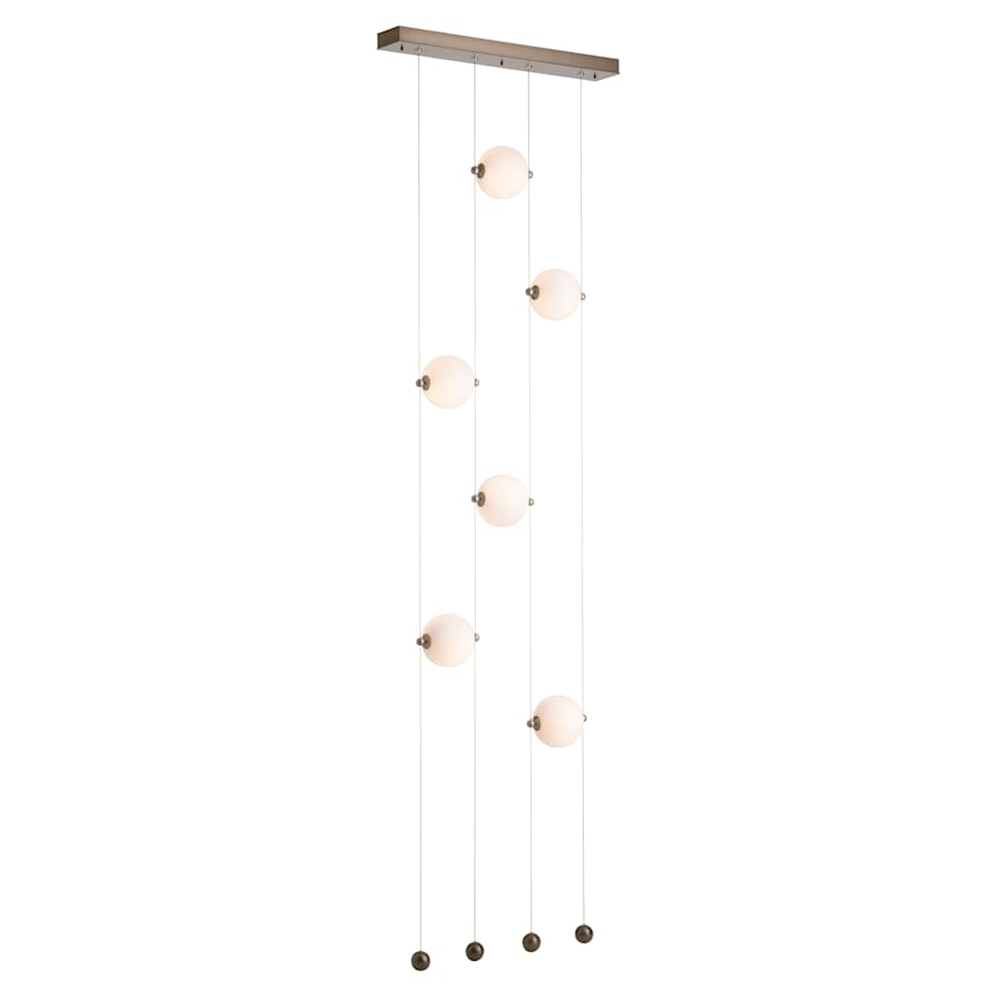 Hubbardton Forge Abacus 22" Wide LED Suspension Multi Light Pendant