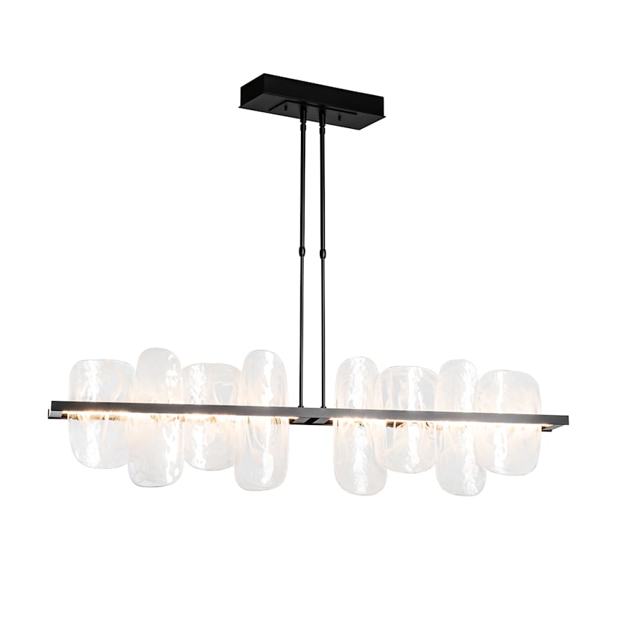 Hubbardton Forge Vitre 52" Wide LED Linear Chandelier