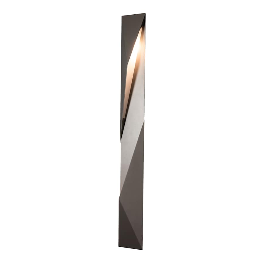 Hubbardton Forge Carbon 2 Light 63" Tall Outdoor Wall Sconce