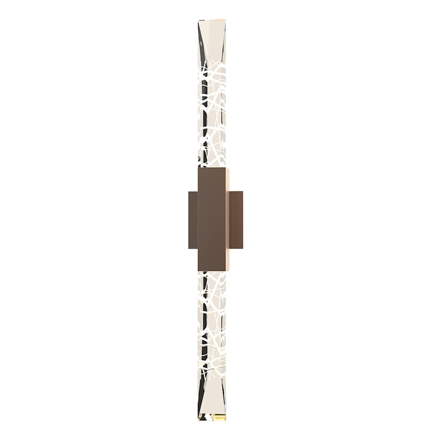 Hubbardton Forge Refraction 2 Light 36" Tall LED Outdoor Wall Sconce