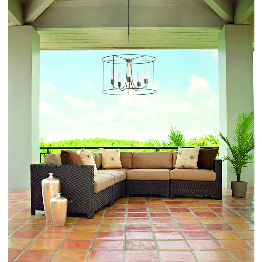 Hubbardton Forge Portico 5 Light 32" Wide Outdoor Pendant