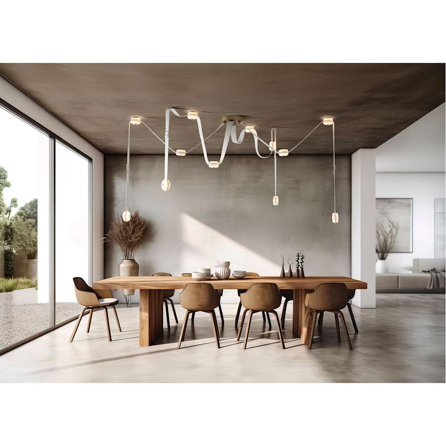 Hubbardton Forge SNAPS 87" Wide Multi Light Pendant