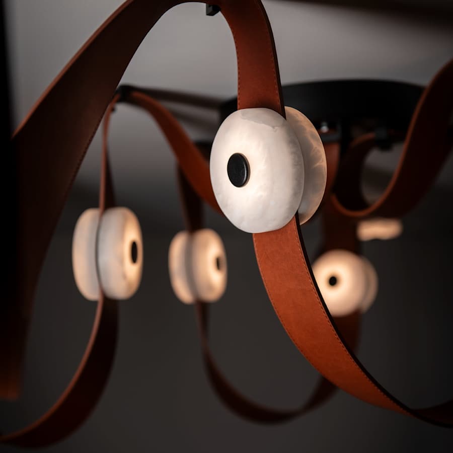 Hubbardton Forge SNAPS 87" Wide Multi Light Pendant