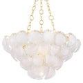 Hudson Valley Lighting Cedar Hill 9 Light 39" Wide Waterfall Chandelier with Piastre Glass Shades