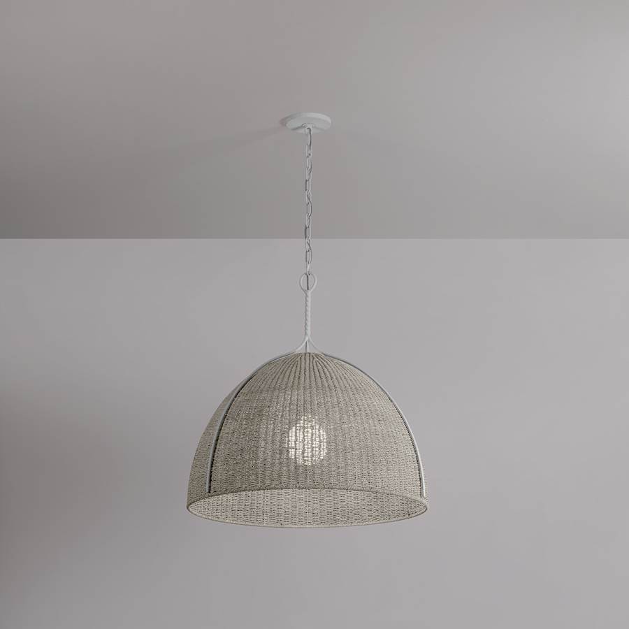 Hudson Valley Lighting Woodlawn 29" Wide Pendant with Rope Shade