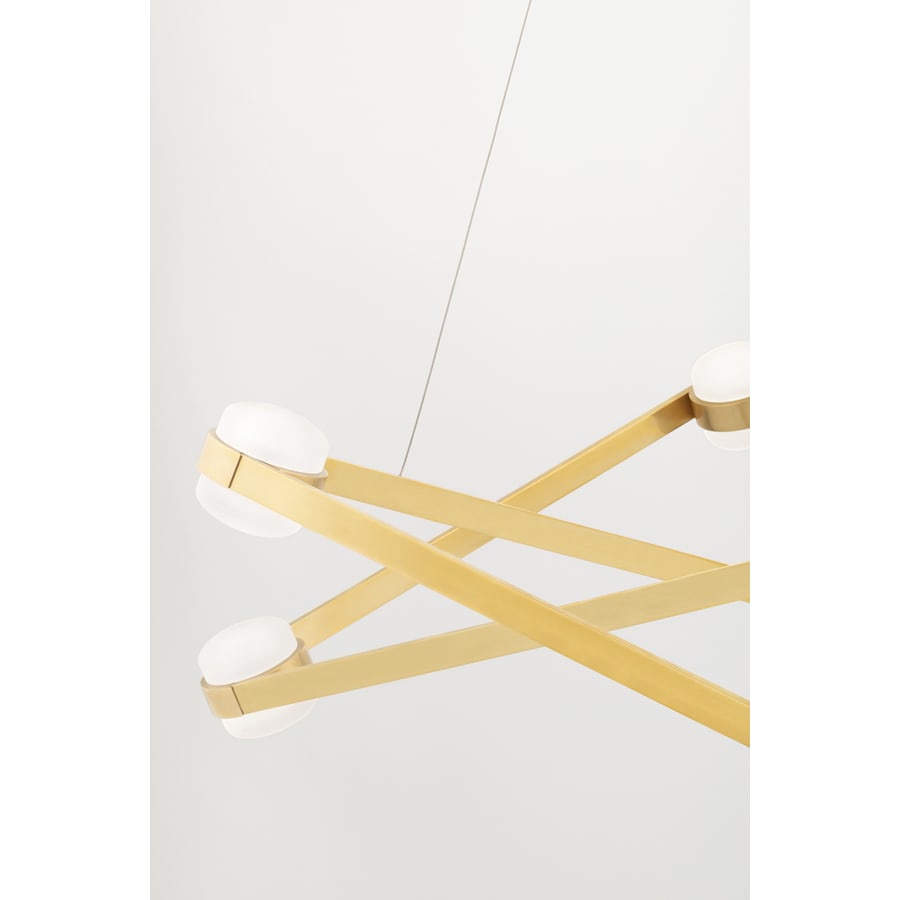 Hudson Valley Lighting Orbit 6 Light 38" Wide LED Abstract Chandelier