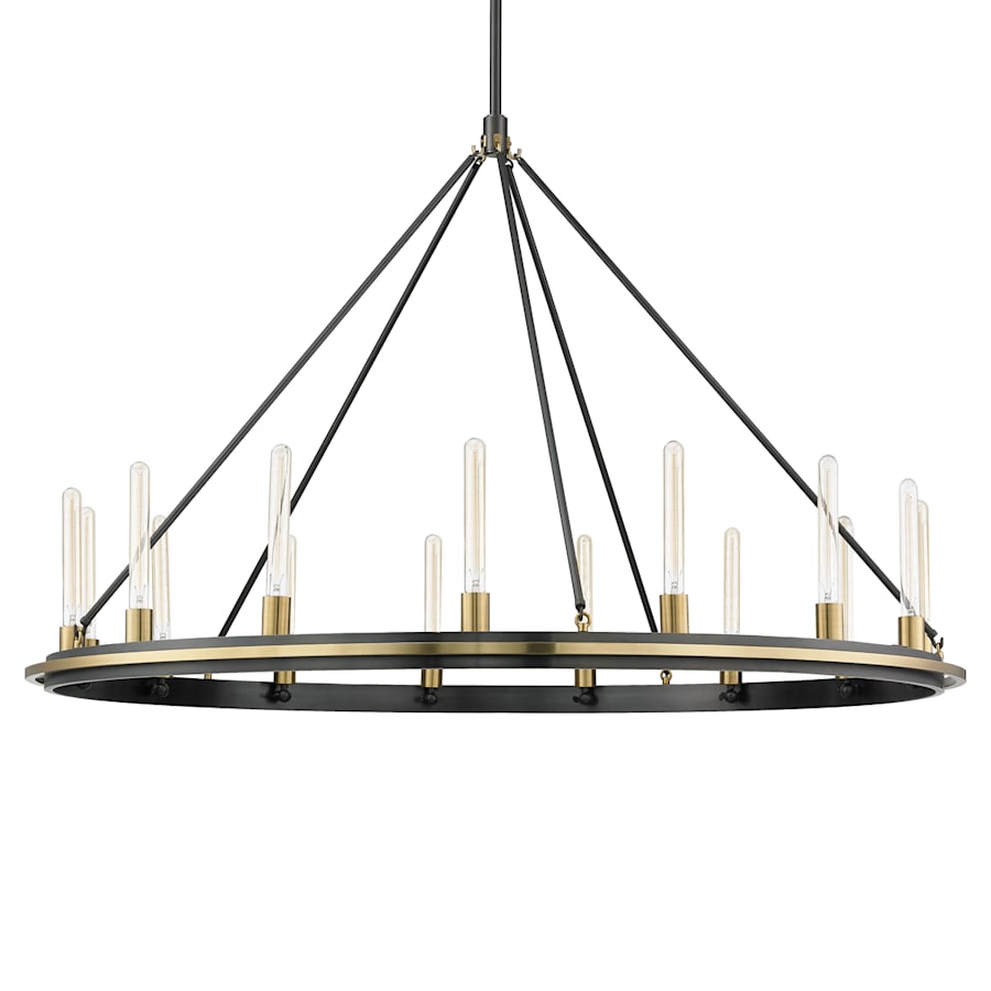 Hudson Valley Lighting Chambers 15 Light 58" Wide Ring Chandelier