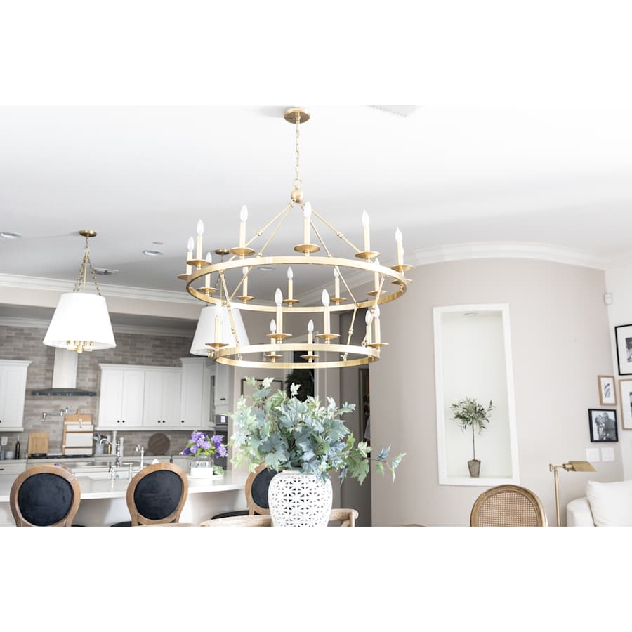 Hudson Valley Lighting Allendale 20 Light 47" Wide Two-Tier Candle Chandelier