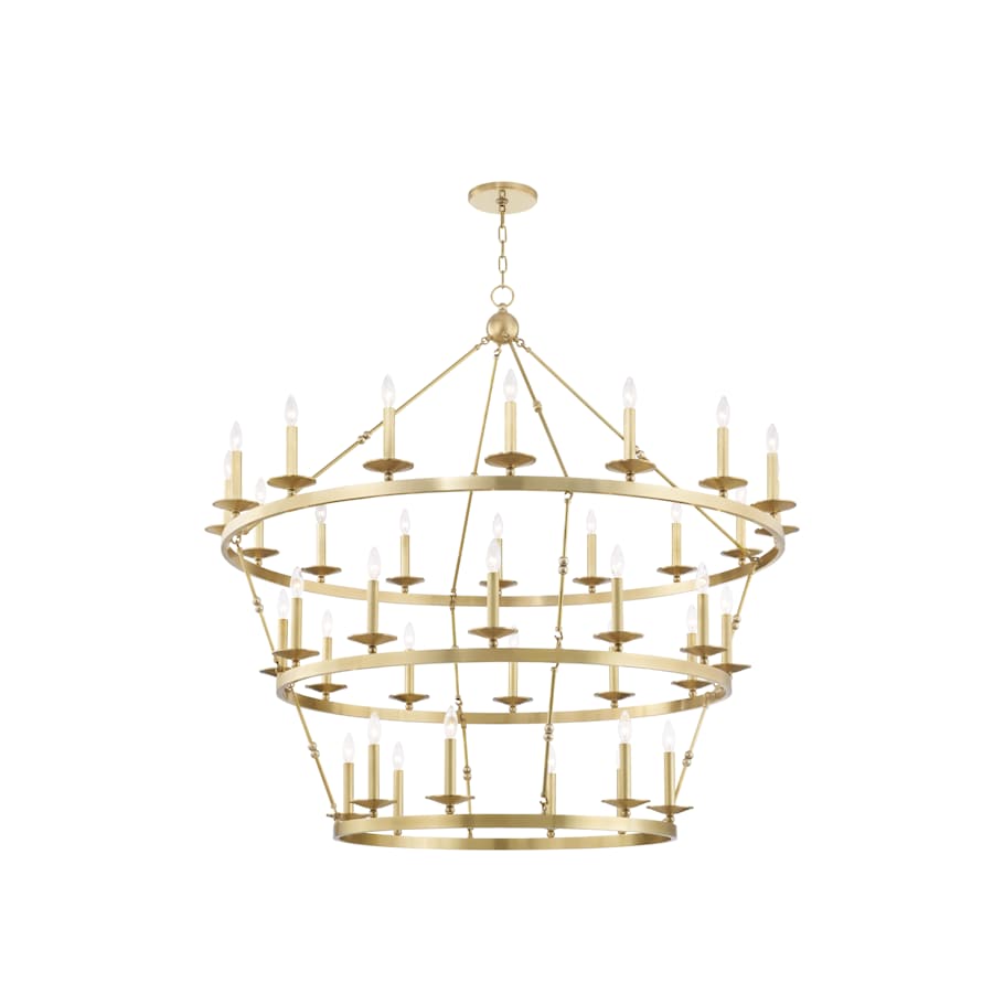 Hudson Valley Lighting Allendale 36 Light 58" Wide Taper Candle Chandelier