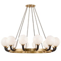 Hudson Valley Lighting Werner 12 Light 61" Wide Beaded Chandelier