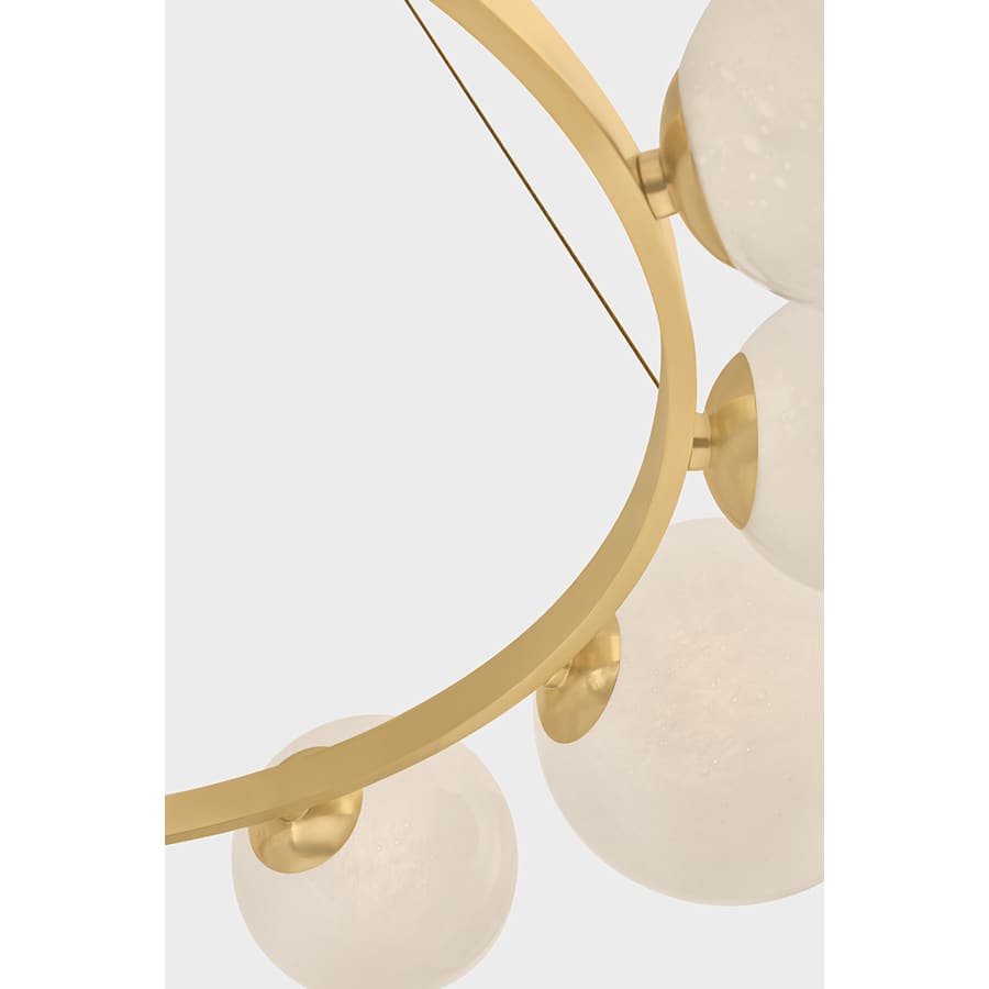 Hudson Valley Lighting Pacama 13 Light 55" Wide Ring Chandelier with Seedy Cloud Glass Shades