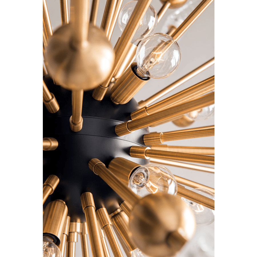 Hudson Valley Lighting Sparta 12 Light 32" Wide Sputnik Chandelier