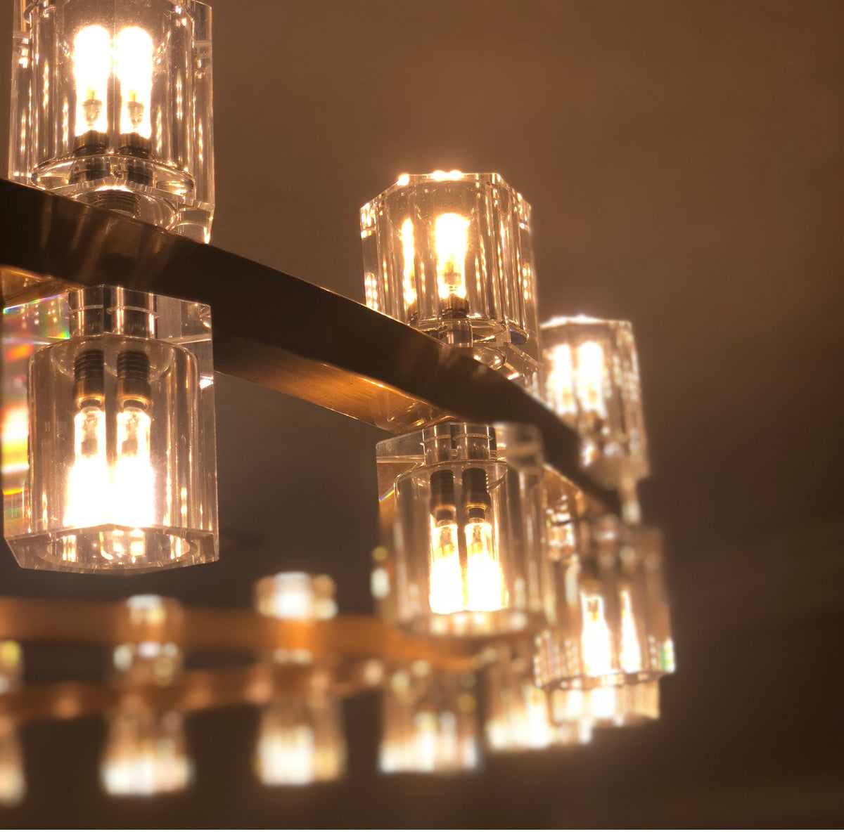 Arcachon Wine Cup Led Round Chandelier 48"