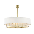 James Allan Butte 8 Light 39" Wide Taper Candle Drum Chandelier