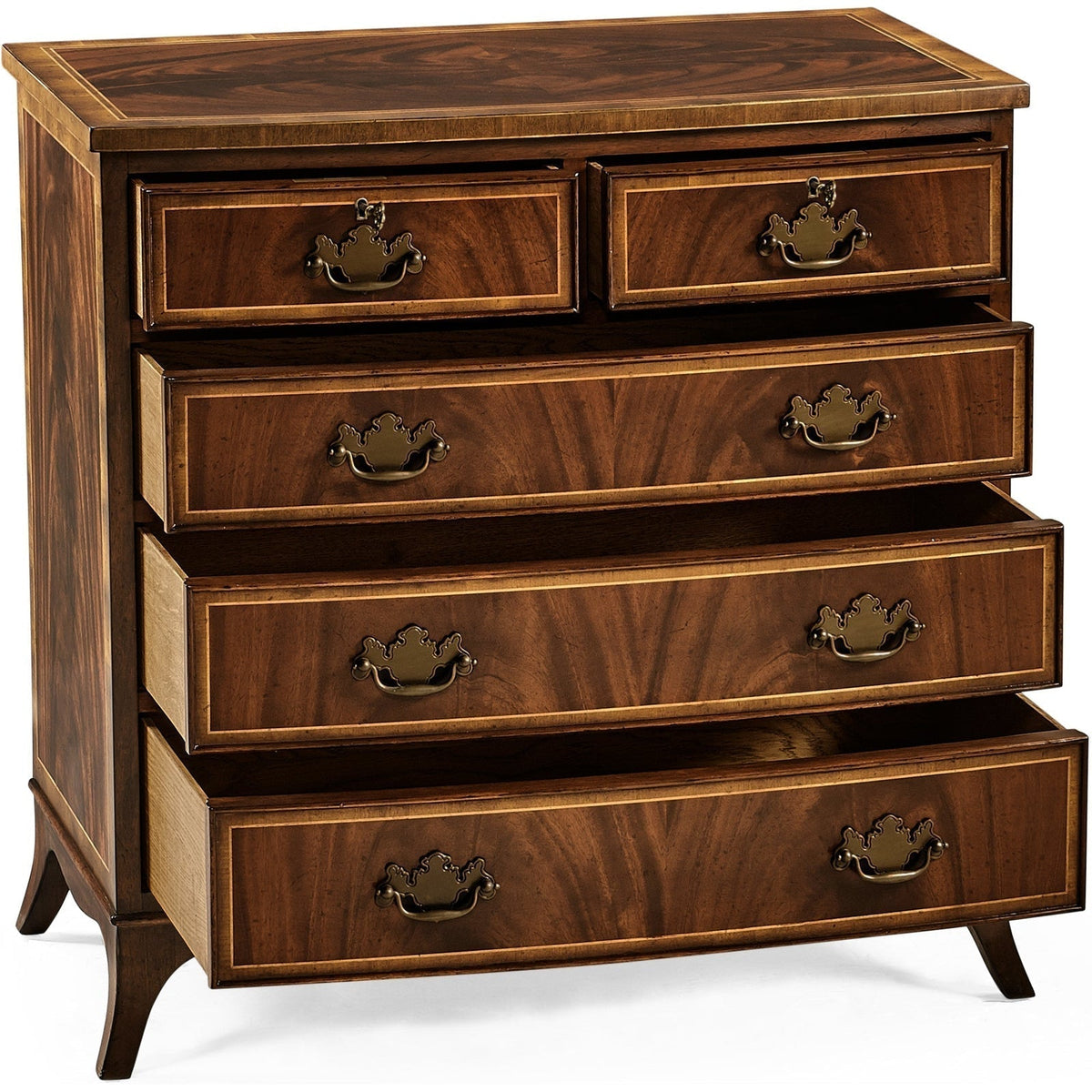 Jonathan Charles Buckingham Bedside Chest of Drawers (492262-MAH)