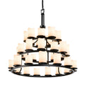 Justice Design Group CandleAria 36 Light 3 Tier Chandelier