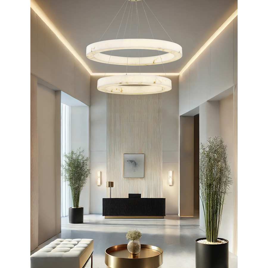 Justice Design Group Medley 42" Wide Ring Chandelier