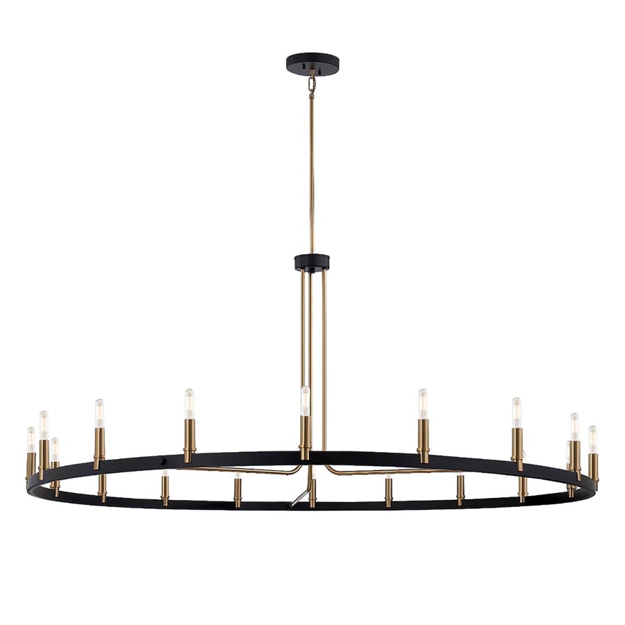 Justice Design Group Clayton 18 Light 60" Wide Ring Chandelier