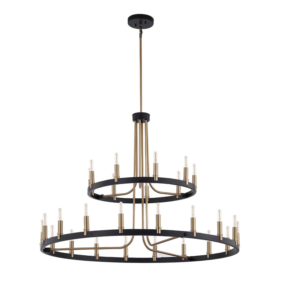 Justice Design Group Clayton 27 Light 42" Wide Ring Chandelier