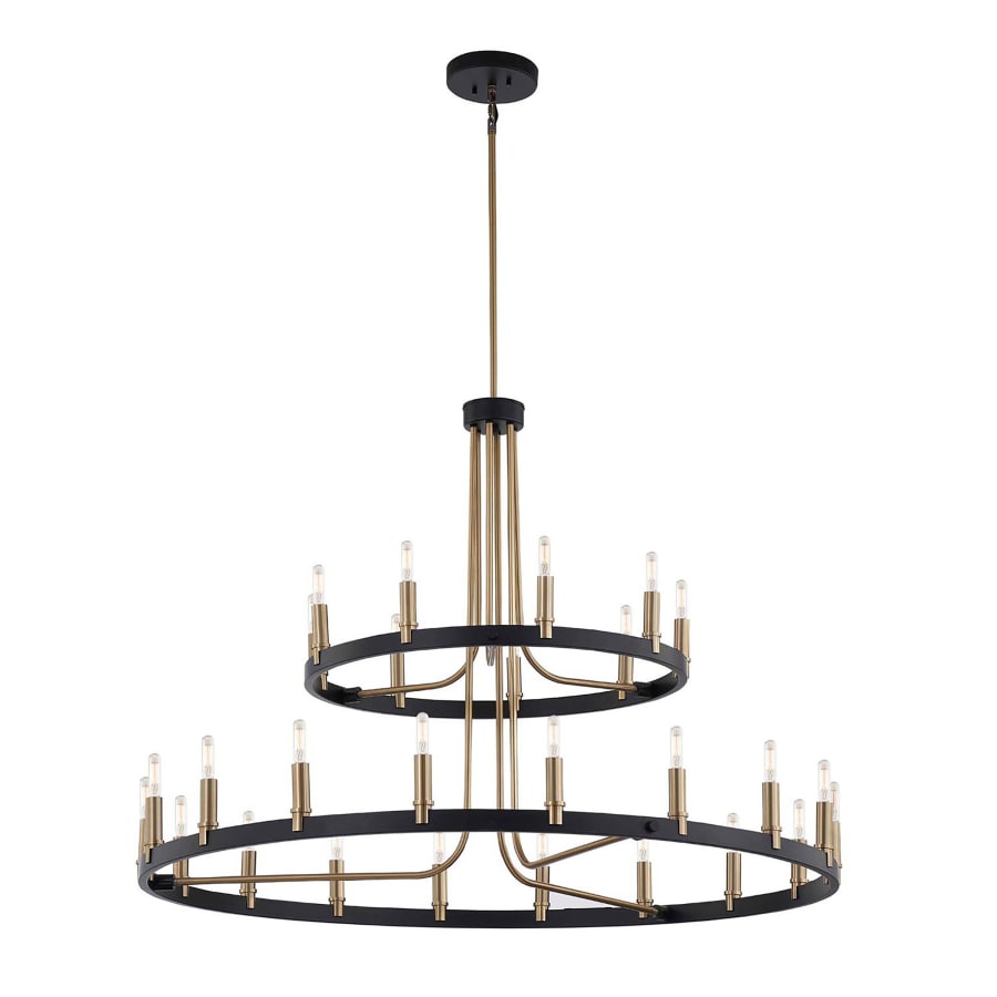 Justice Design Group Clayton 27 Light 42" Wide Ring Chandelier
