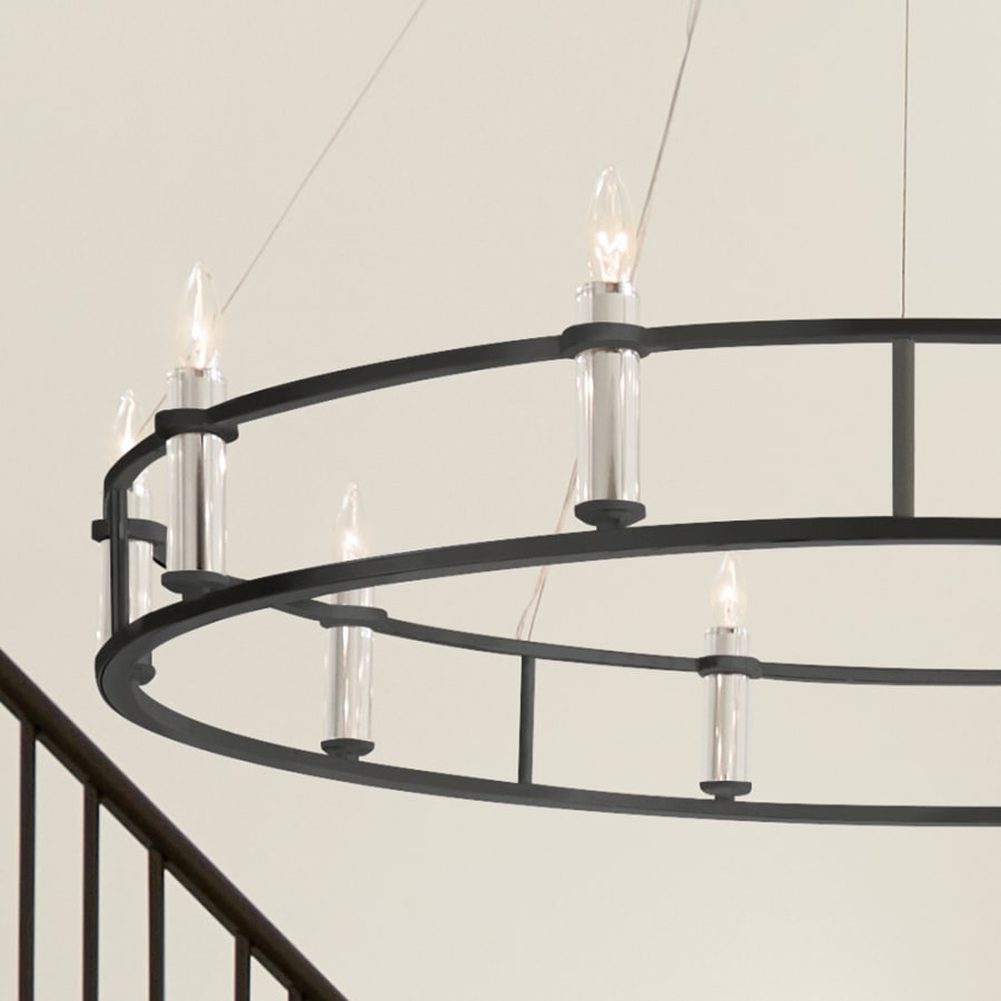 Kichler Rosalind 10 Light 50" Wide Crystal Candle Style Chandelier