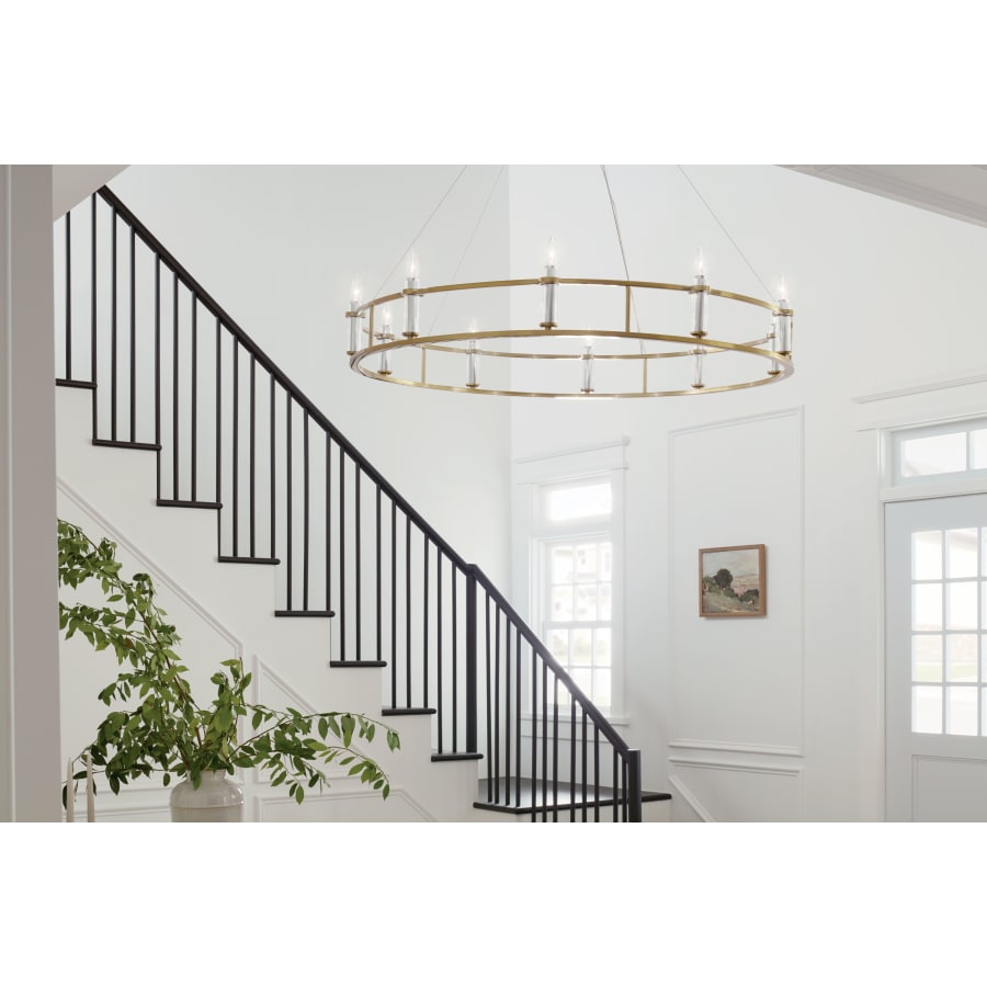 Kichler Rosalind 10 Light 50" Wide Crystal Candle Style Chandelier