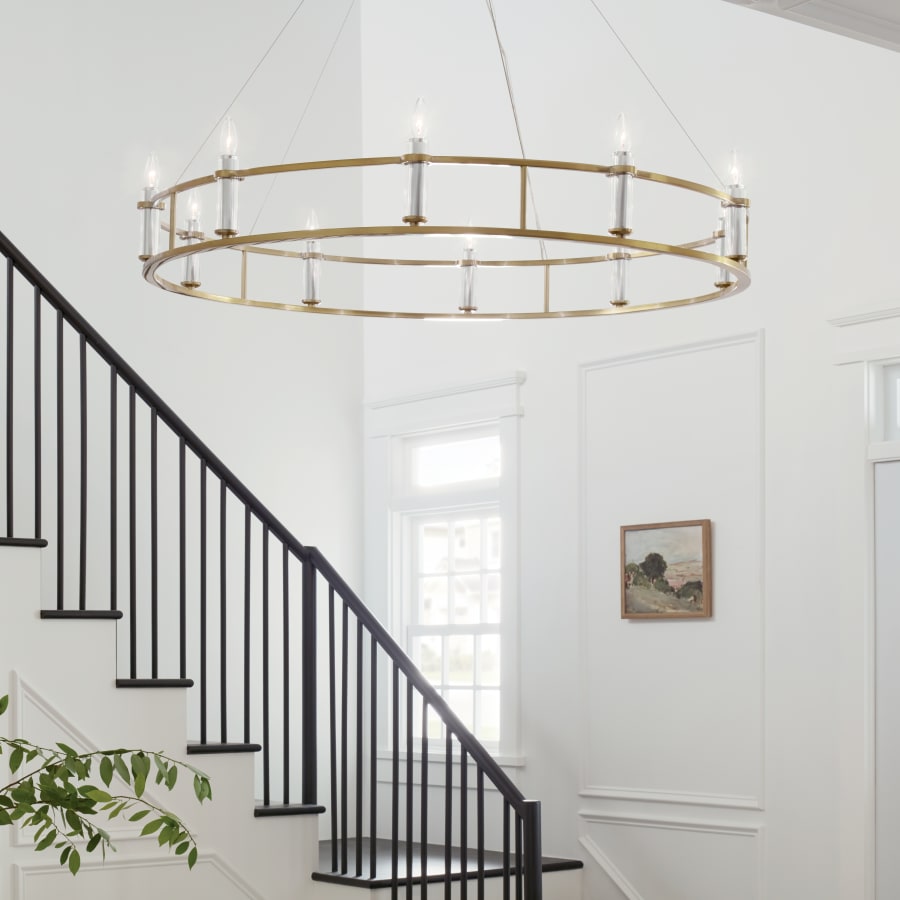 Kichler Rosalind 10 Light 50" Wide Crystal Candle Style Chandelier