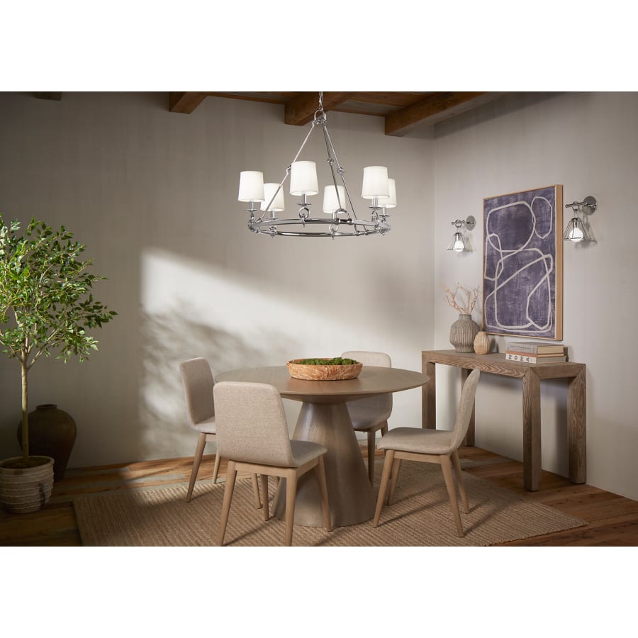 Kohler Lighting Terret 6 Light 36" Wide Taper Candle Ring Chandelier