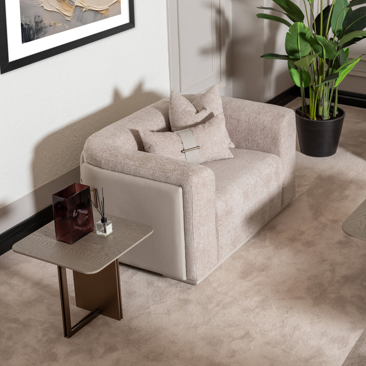 Michael Amini Canberra Chair and a Half